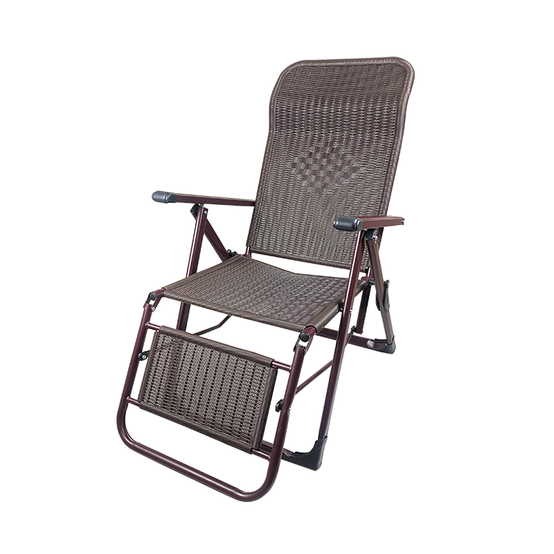 塑料藤制折叠躺椅