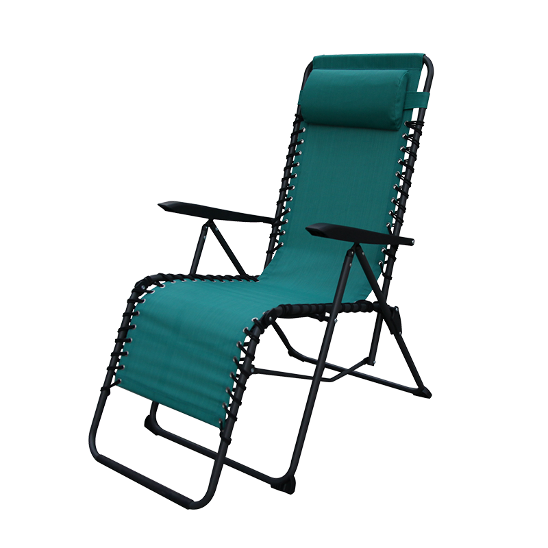 特斯林织物钢折叠休闲扶手椅